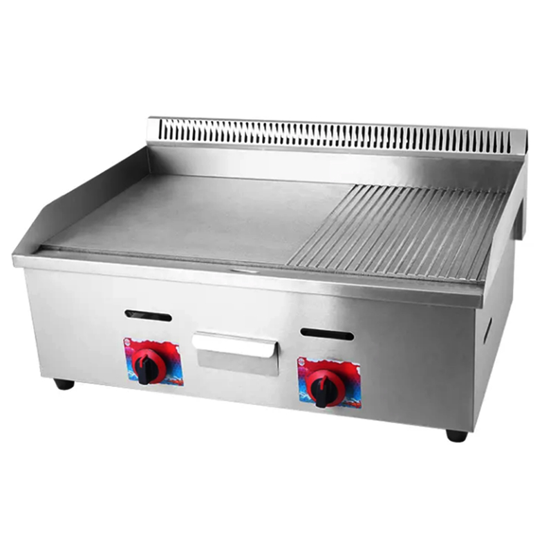 Gas Flat+Grooved Griddle