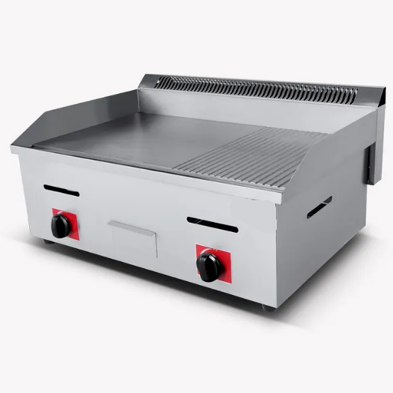 Gas Flat+Grooved Griddle