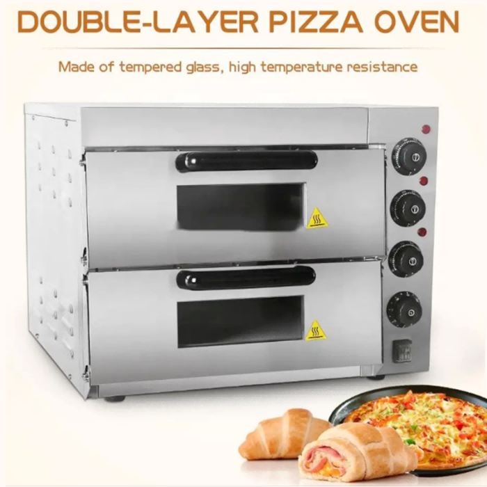 Double Layered Electric Pizza Oven