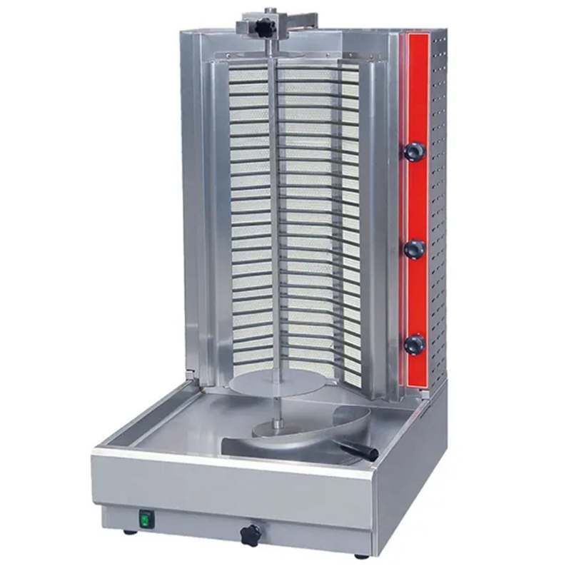 Three Tubes Heating Electric Shawarma