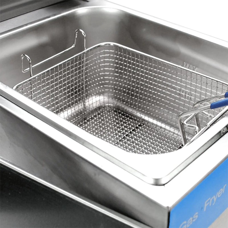 Counter Top 2-Tank 2-Basket Gas Fryer