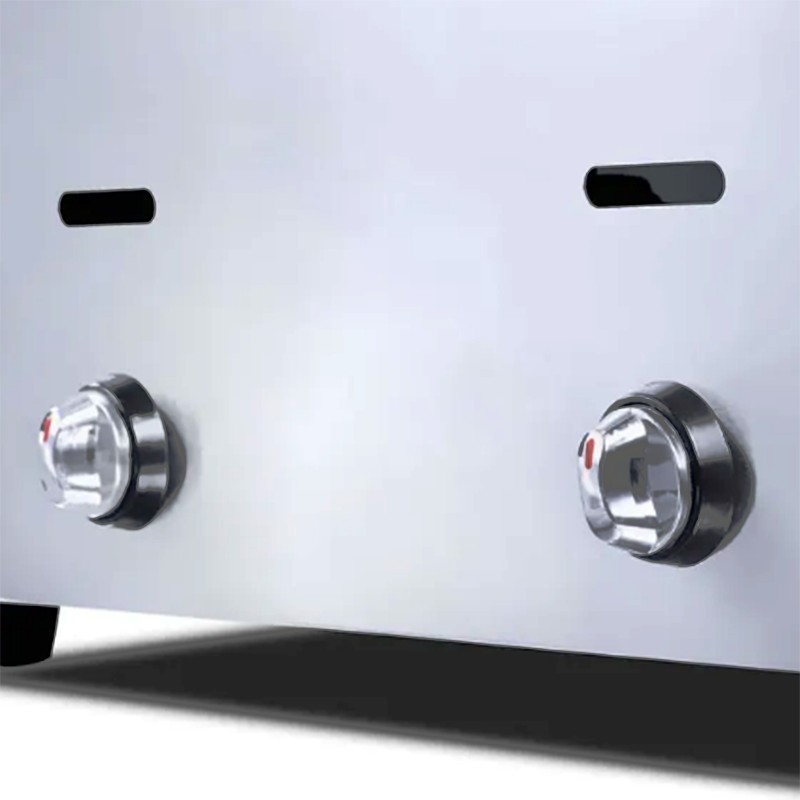 Counter Top 2-Tank 2-Basket Gas Fryer