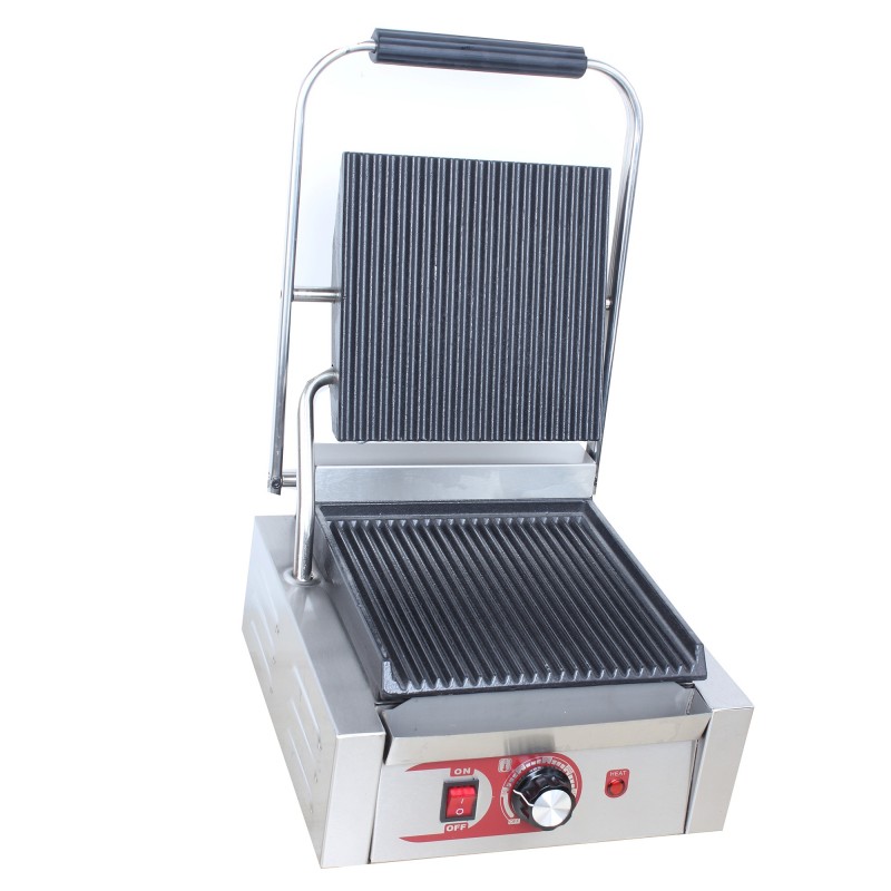Electric Single Contact Full Grooved Grill