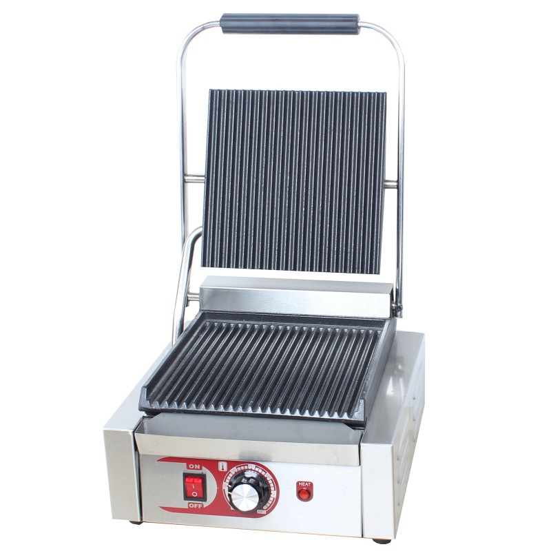 Electric Single Contact Full Grooved Grill