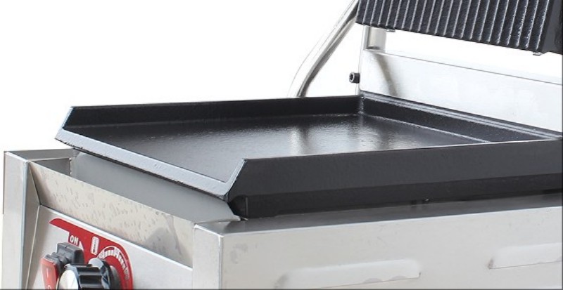 Electric Single Contact Flat+Grooved Grill