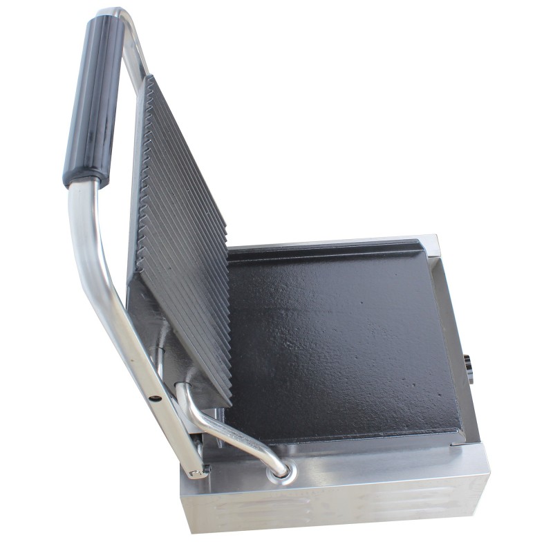 Electric Single Contact Flat+Grooved Grill
