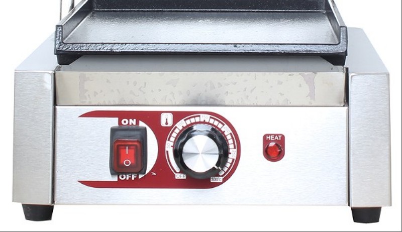 Electric Single Contact Flat+Grooved Grill