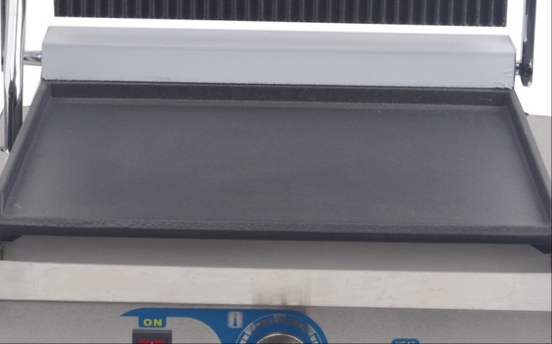 Large Electric Single Contact Flat+Grooved Grill