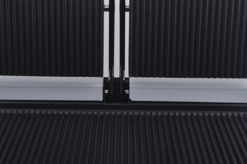Electric Double Contact Grooved Grill
