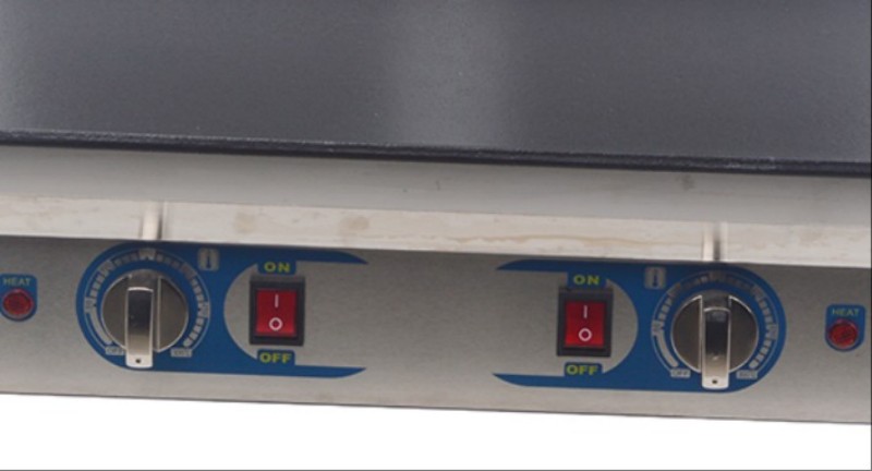 Electric Double Contact Flat+Grooved Grill