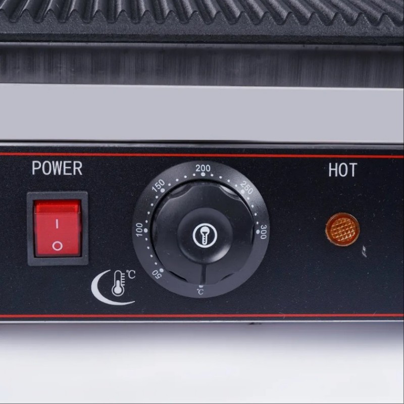 Electric Double Contact Separate Grooved Grill