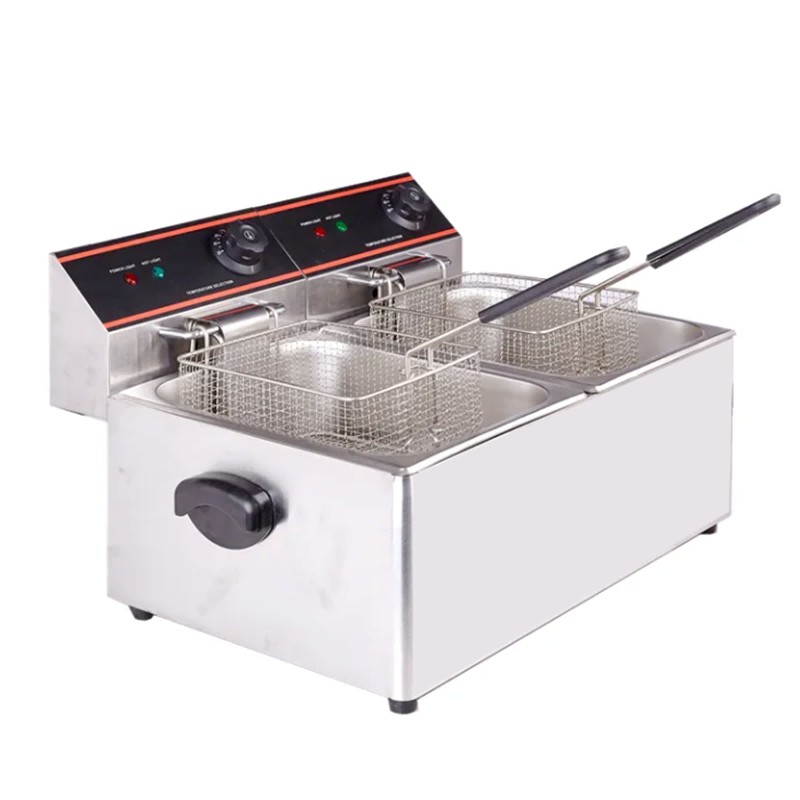 Desktop Double Cylinder 8l Electric Fryer