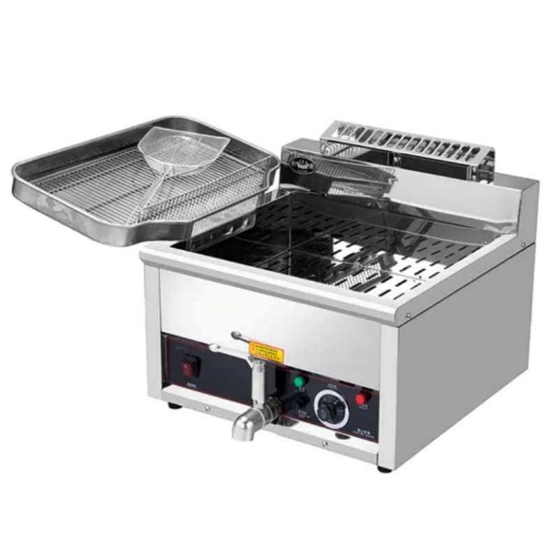 Large Table Electric Single Contact Fryer
