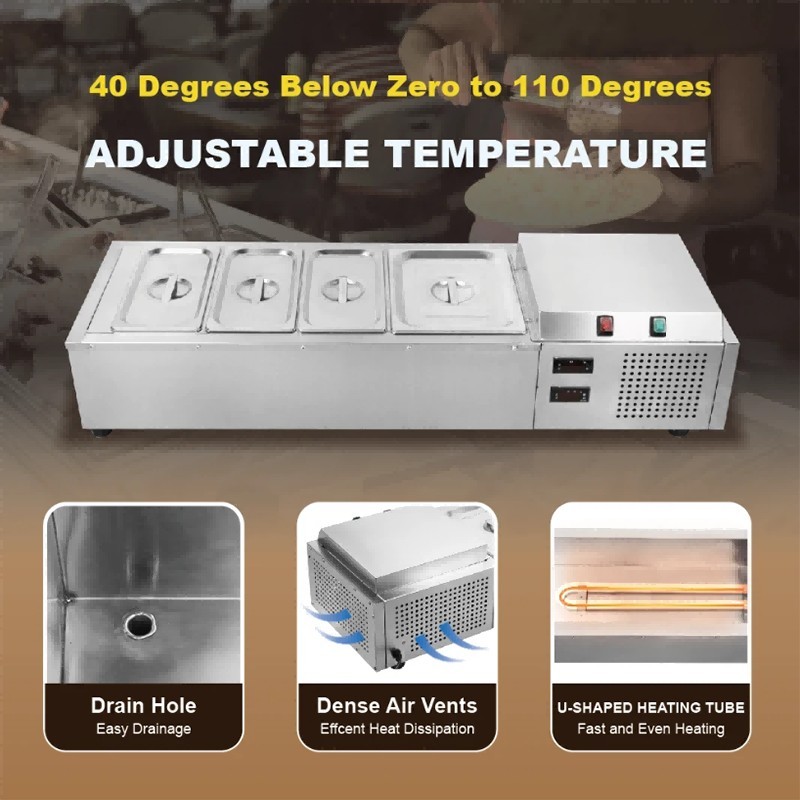 Table Top Electric Hot Cold Bain Marie