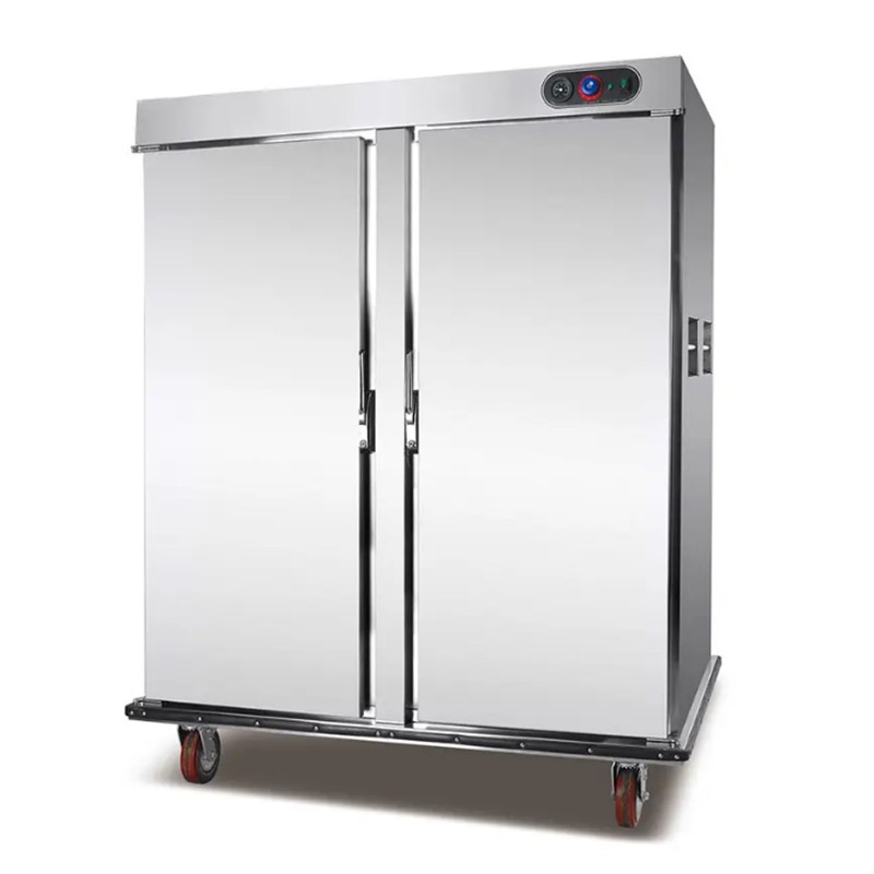 Double-Door Food Warming Cart