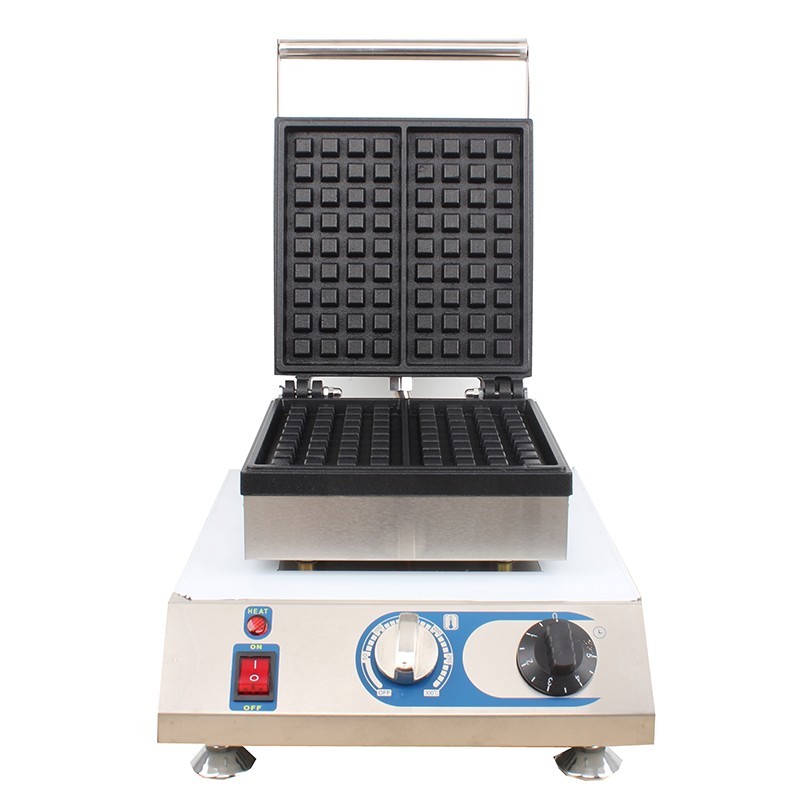 Rectangular Two-Quad Waffle Maker
