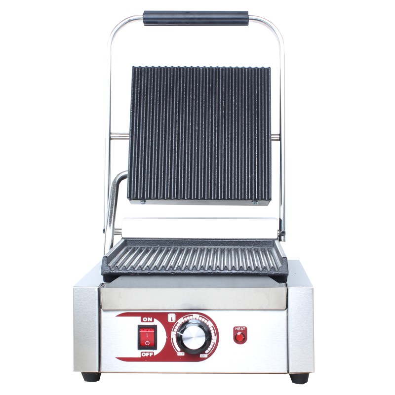 Professional Full Grooved Single Contact Electric Gril