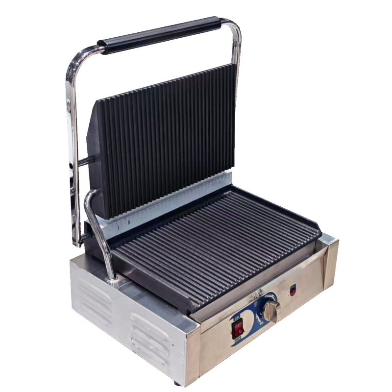 Large Electric Single Contact Full Grooved Grill