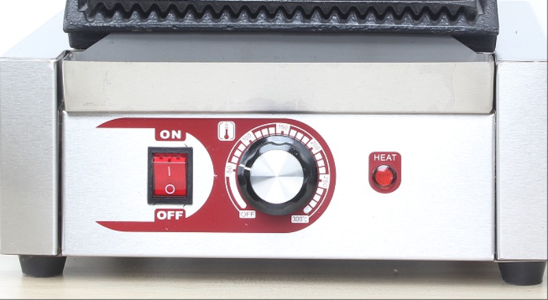 Large Electric Single Contact Full Grooved Grill