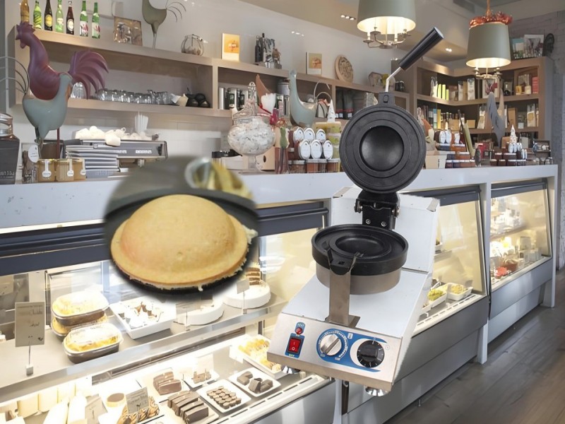 Commercial Non-Stick Burger Waffle Maker
