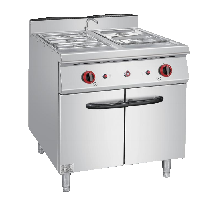 Gas Bain Marie With Cabinet Commercial Kitchen Warmer