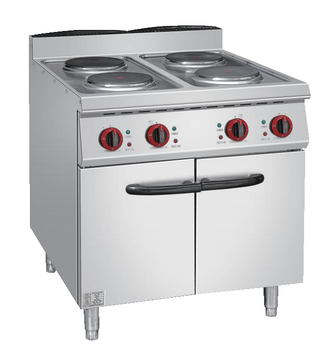 Electric 4-Hot-Plate Cooker With Cabinet Electric Cook Top