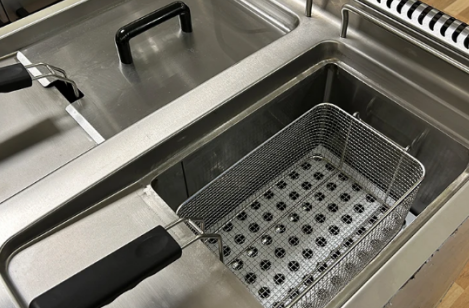 Gas 2-Tank Fryer With Cabinet