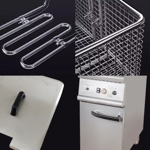 Gas 1-Tank Deep Fryer With Cabinet
