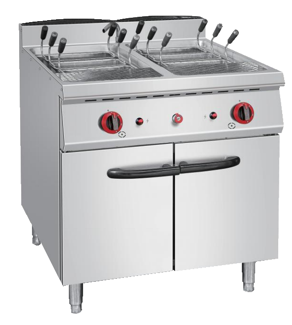 Gas Pasta Cooker With Cabinet