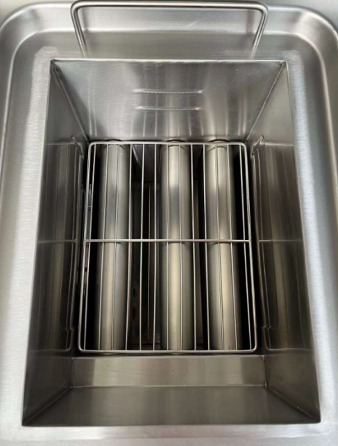 Electric 2-Tank Fryer With Cabinet