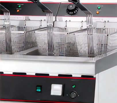 2-Tank 4-Basket Electric Fryer Fryer Cooker Electric