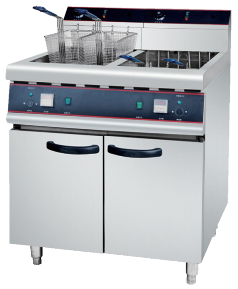 2-Tank 4-Basket Electric Fryer Fryer Cooker Electric