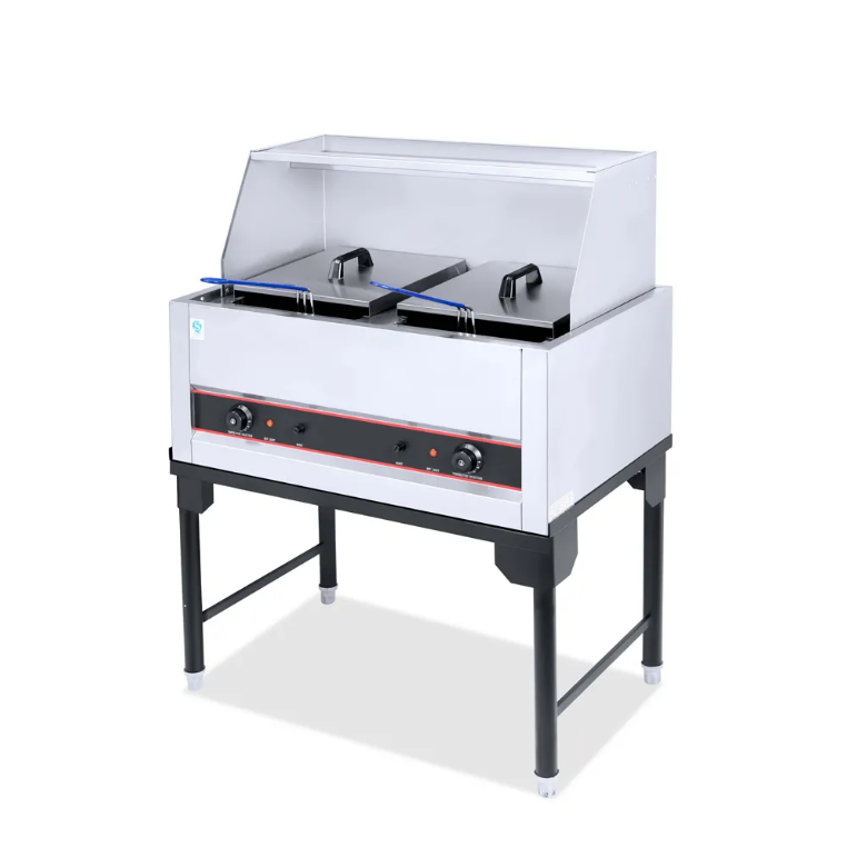 2-Tank 2-Basket Electric Fryer
