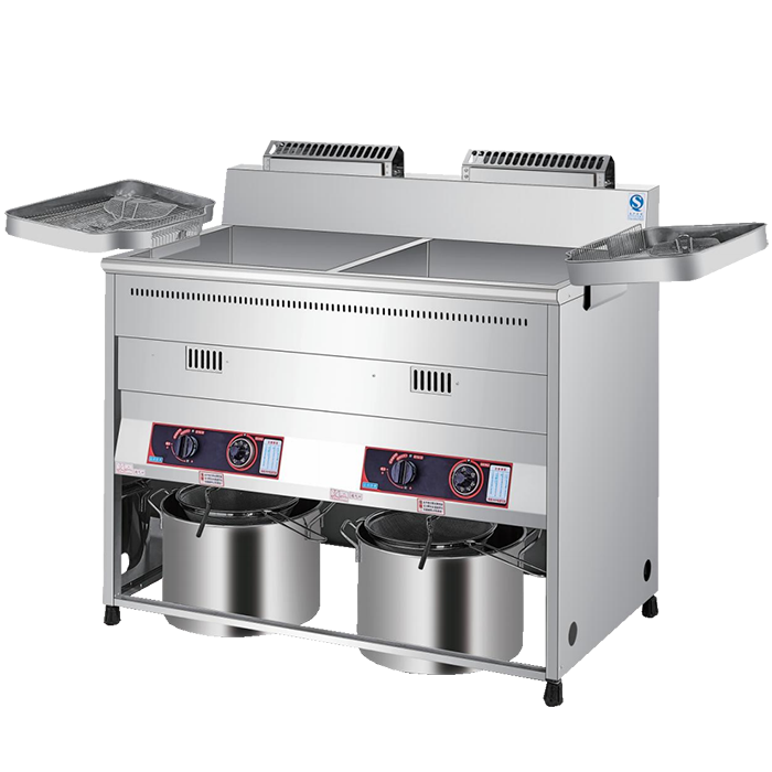 Vertical Multi-Function Gas Fryer Gas Deep Fat Fryer Commercial