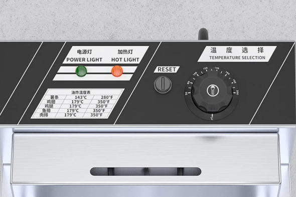 Professional Countertop 1-Tank 1-Basket Electric Fryer