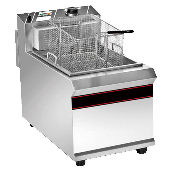 Professional Countertop 1-Tank 1-Basket Electric Fryer