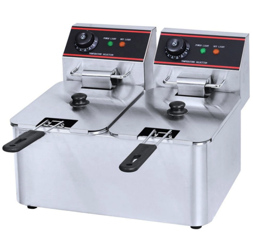 Desk Type Electric Double Fryer