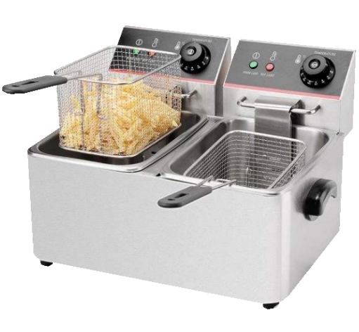 Desk Type Electric Double Fryer