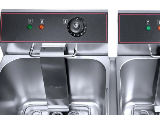 Desk Type Electric Double Fryer