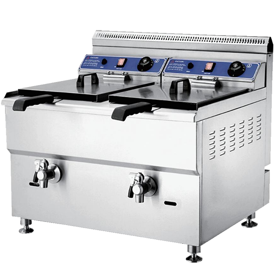 Tabletop 2-Tank 2-Basket Gas Fryer