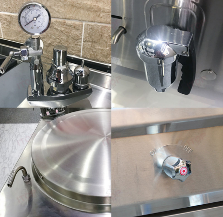 Gas Indirect Jacketed Boiling Pan