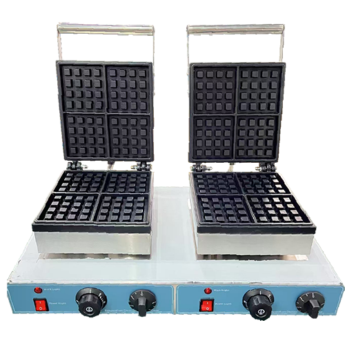 Double Four Grids Electric Waffle Maker