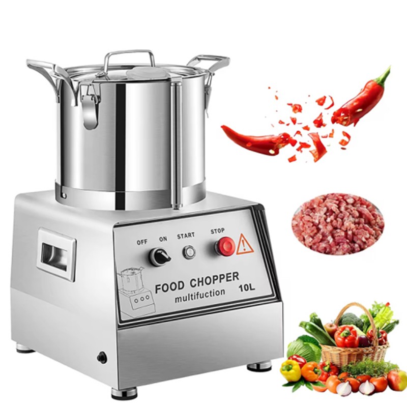 New Multi-Function Stainless Steel 10l Commercial Food Processor