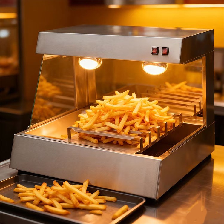 Commercial Chips Warmer French Fries Display