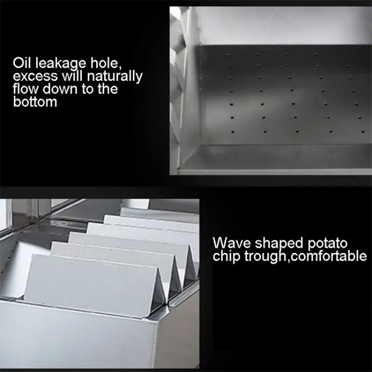 Commercial Chips Warmer French Fries Display